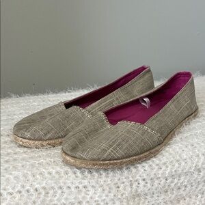 Merona Women's Espadrilles - Tan and Pink